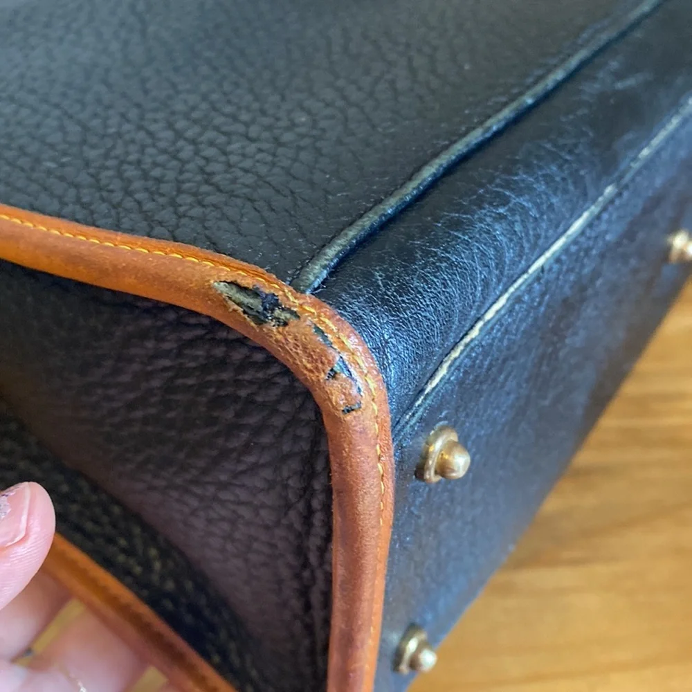 Vintage Dooney & Bourke AllWeather Leather Satchel - Picture 6 of 13